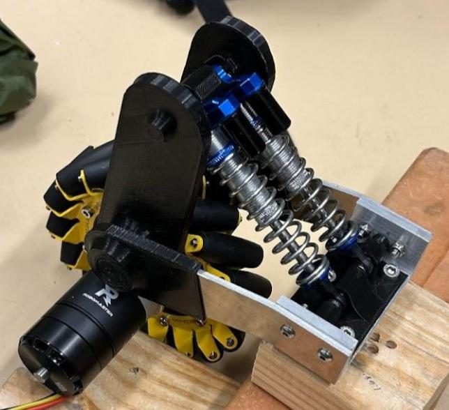 aruw mecanum suspension assembly