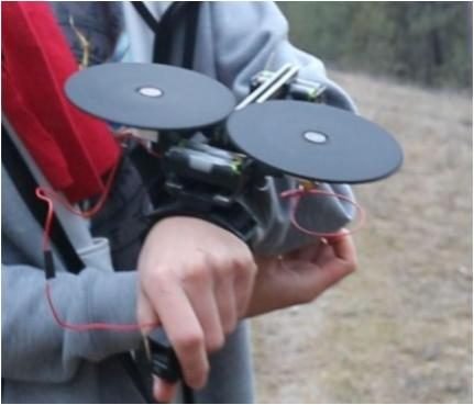 arm mounted paper airplane launcher